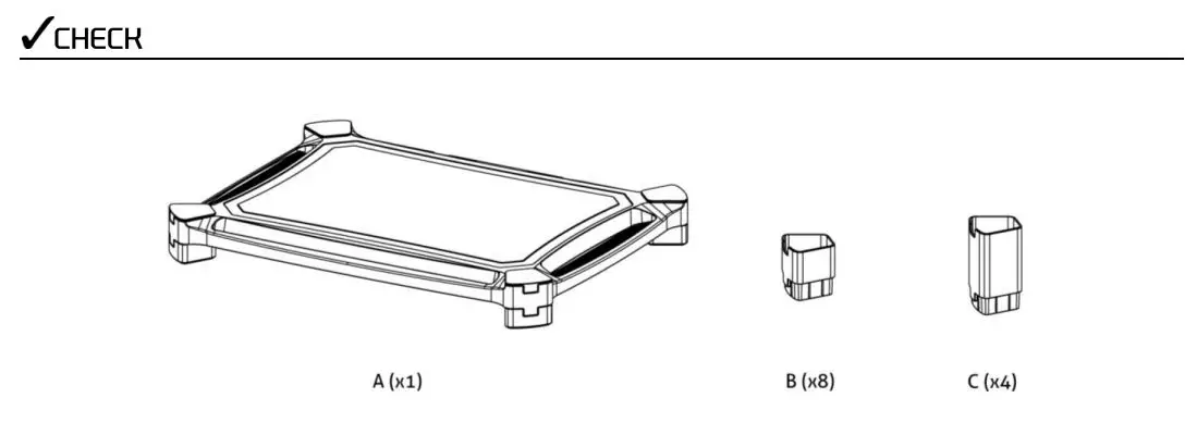 audizio AMR10 Adjustable Monitor Laptop Laser - check