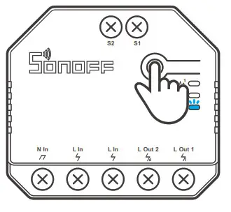 SONOFF DUALR3 Dual Relay Two Way Power Metering Smart -Switch Network
