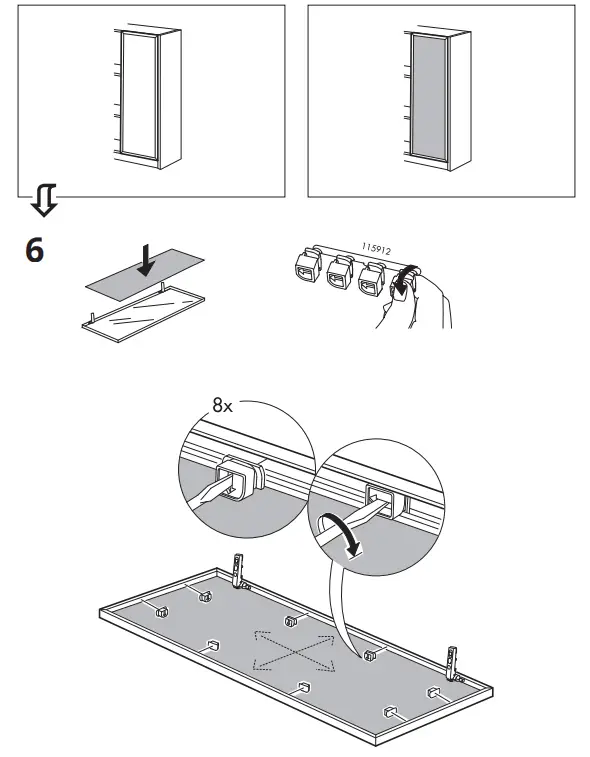 IKEA 302 797 55 Morliden Glass Door - pats 6C