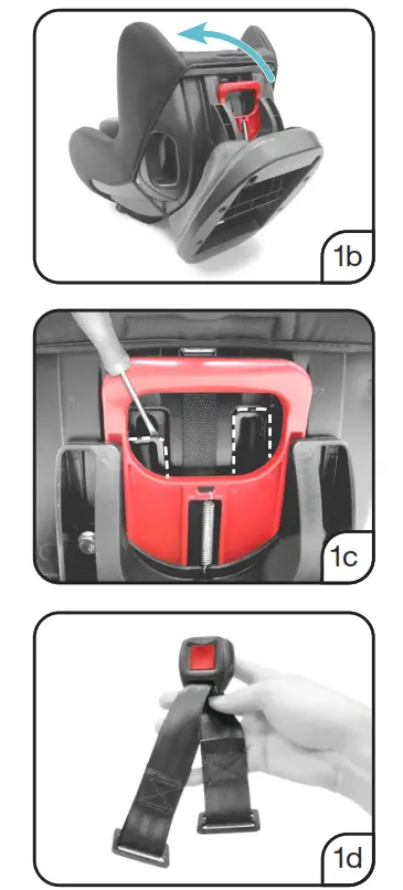 mother s Choice Harmony Convertible Car Sea - BUCKLE 2