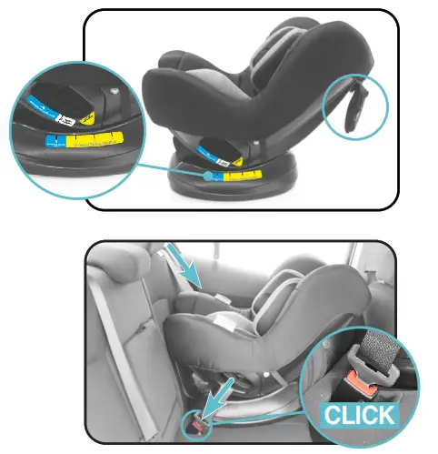 mother s Choice Harmony Convertible Car Sea - Rearward