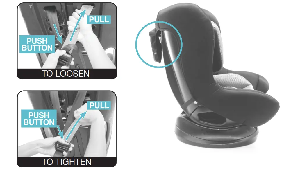 mother s Choice Harmony Convertible Car Sea - Tether Strapt