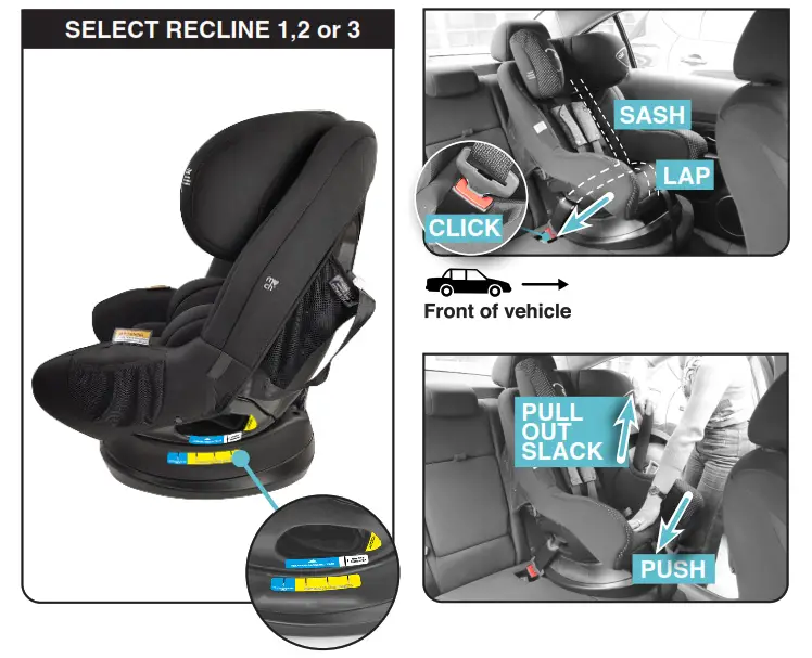 mother s Choice Harmony Convertible Car Seat - FORWARD