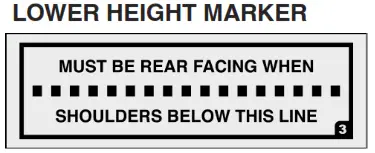 mother s Choice Harmony Convertible Car Seat - LOWER HEIGHT