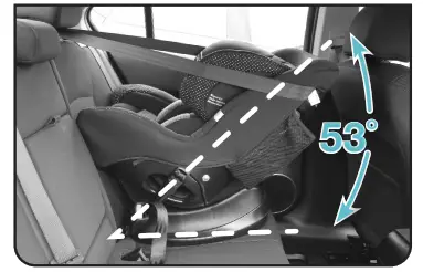 mother s Choice Harmony Convertible Car Seat - Seat Angle