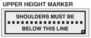 mother s Choice Harmony Convertible Car Seat - UPPER HEIGHT