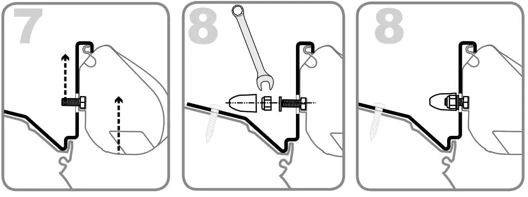 FIAMMA 98655Z033 Kit VW T6 Kepler- Fix the awning