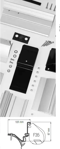 FIAMMA 98655Z033 Kit VW T6 Kepler