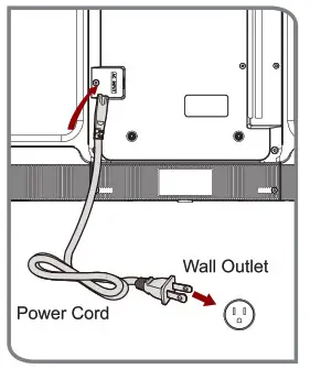 Hisense 43A6GX XClass TV 43 Inch 4K UHD A6 Smart Series - Power On the TV