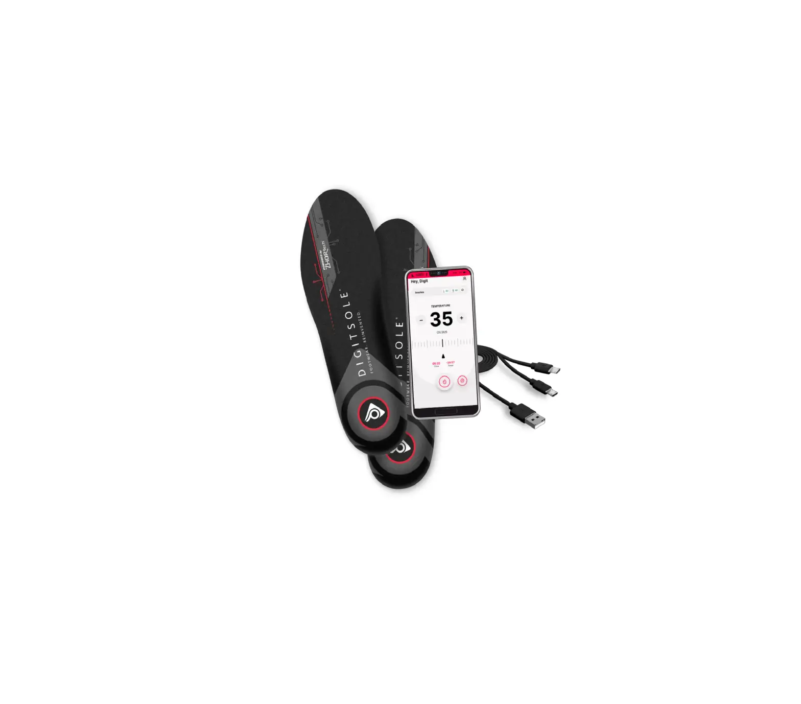 Digitsole Warm Series Heated Insoles User Manual
