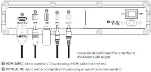 FIG 14 Audio Settings and Inputs