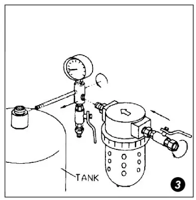 TRADEQUIP 3032T 75 Litre Mobile Sand Blasting Kit- ASSEMBLY 3