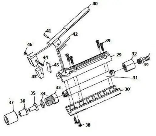 TRADEQUIP 3032T 75 Litre Mobile Sand Blasting Kit- ASSEMBLY 4