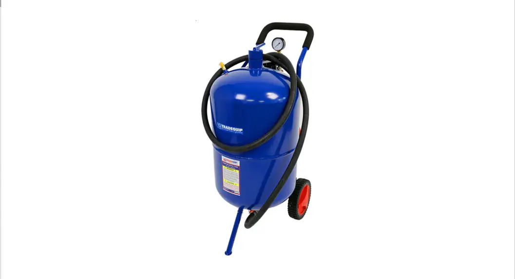 Tradequip 3032t 75 Litre Mobile Sand Blasting Kit Owner's Manual