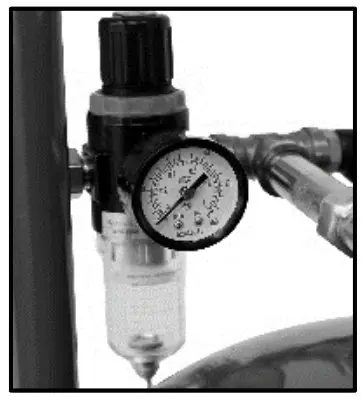 TRADEQUIP 3032T 75 Litre Mobile Sand Blasting Kit- Setting the Air Flow 3