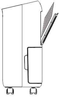electriQ CD12PW Compressor Dehumidifier with Digital Humidistat - Carbon