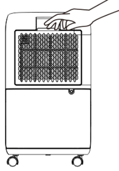 electriQ CD12PW Compressor Dehumidifier with Digital Humidistat - Unclip