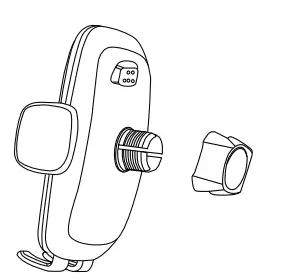 Wiiki Tech Electronic H9W Wireless Car Charger Mount - STEP 1