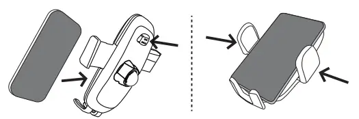 Wiiki Tech Electronic H9W Wireless Car Charger Mount - STEP 6