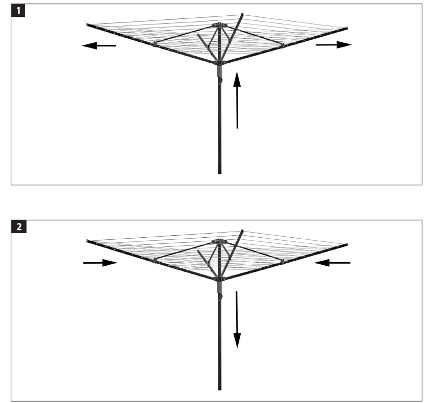 Menuett 013814 Rotary Airer - fig