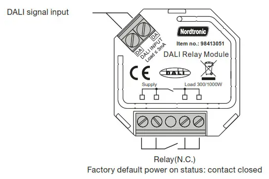 Nordtronic Zigbee Box Relay Dali - Box relay Dali 2