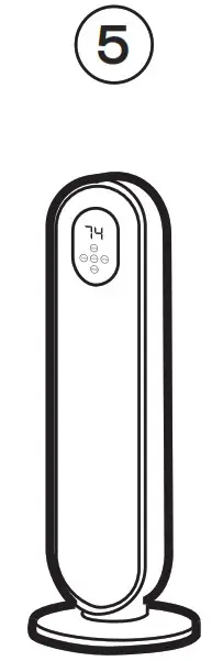 atomi smart AT1323 Smart WiFi Heater - Turn your smart device