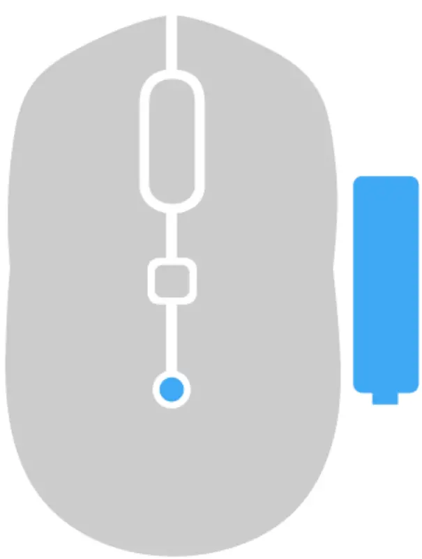 logitech M337 Wireless Mouse - Replace batteries 4