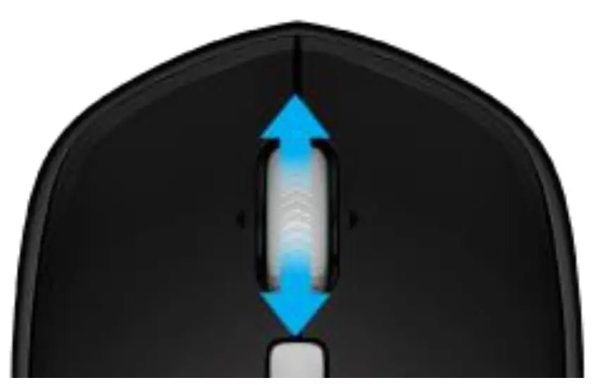 logitech M337 Wireless Mouse - Scroll vertically