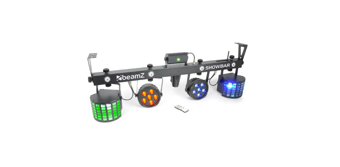 Beamz 153.800 Showbar 2x Par 6x 4in1 2xbutterfly Laser Instruction Manual