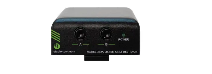 Studio-tech 362a Listen-only Beltpack User Guide Studio-tech 362a Listen-only Beltpack User Guide
