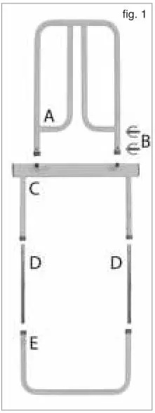 aidapt Solo Bed Lever Slatted - Fig 1
