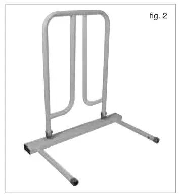 aidapt Solo Bed Lever Slatted - Fig 2