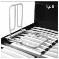 aidapt Solo Bed Lever Slatted - Fig 8