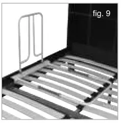 aidapt Solo Bed Lever Slatted - Fig 9