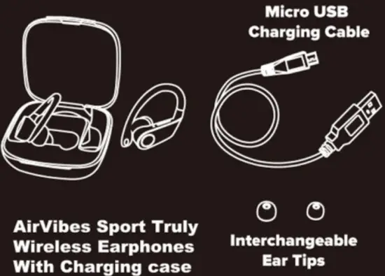 Dongguan Xing Yue Electronic V40057W BLK FD Wireless Sports Earbuds in the main imager