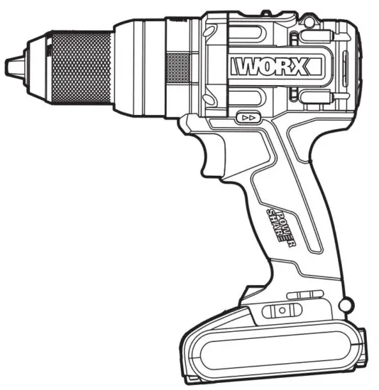 WORX WX354 20V Brushless Impact Drill