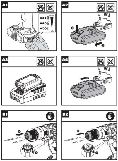 WORX WX354 20V Brushless Impact Drill - overview 1