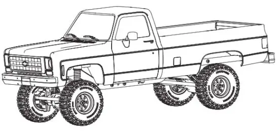 Fms 1 18 Chevrolet Chevy K 10 Scaler Rtr Car Kit