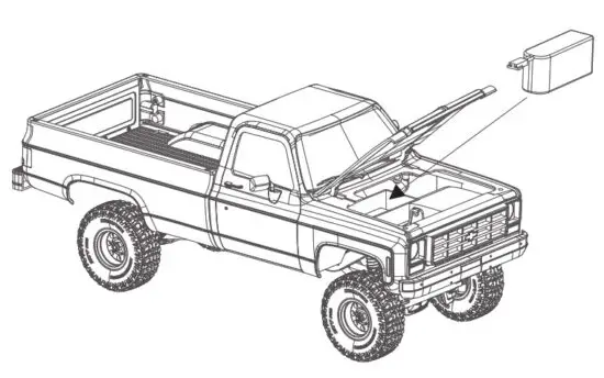 Fms 1 18 Chevrolet Chevy K 10 Scaler Rtr Car Kit - prevent batery