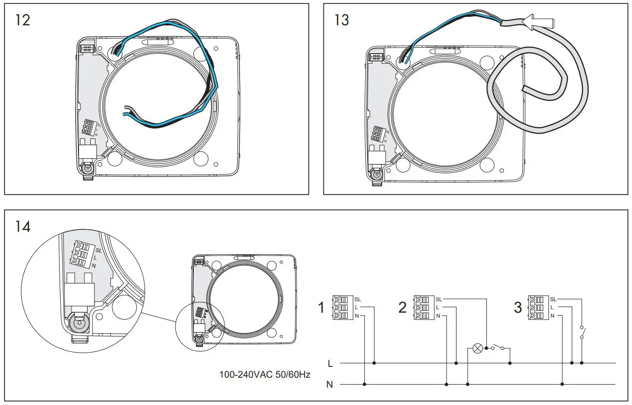Vent-Axia Pureair Sense Bathroom Fan With Odour Sense Technology Instruction Manual - Installation