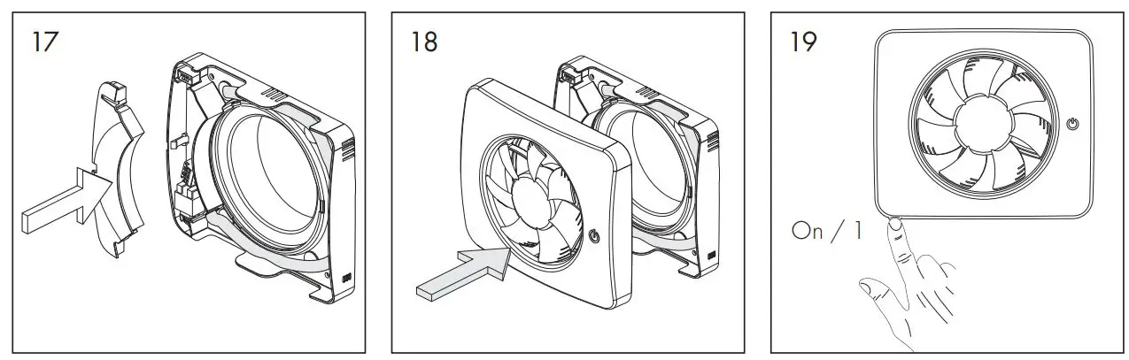 Vent-Axia Pureair Sense Bathroom Fan With Odour Sense Technology Instruction Manual - Installation