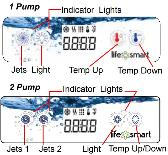 lifesmart 110V 5 Person 23 Jet Rectangular Plug And Play Hot Tub-fig8