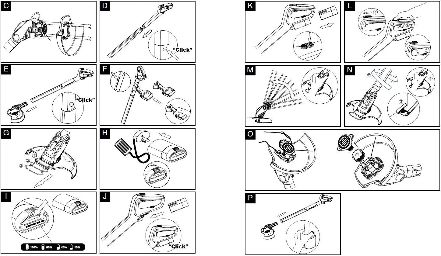 YARD-FORCE LT-F23-iFlex-Cordless-Grass-Trimmer-2