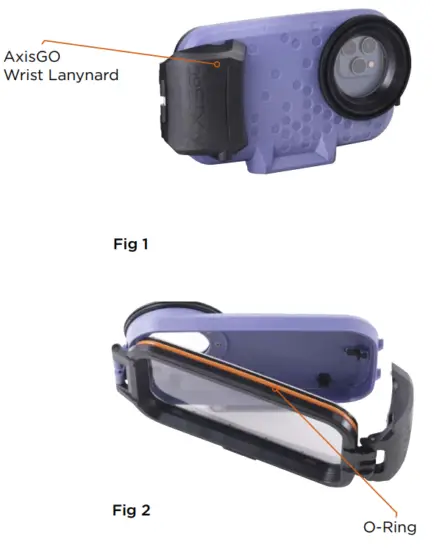 AquaTech iPhone 12 AXIS GO Waterproof Case - Fig1