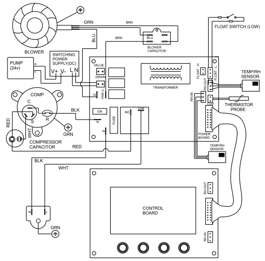 CADPXS LGR MAX 180PPD Commercial Dehumidifier with Pump & Drain Hose-fig21