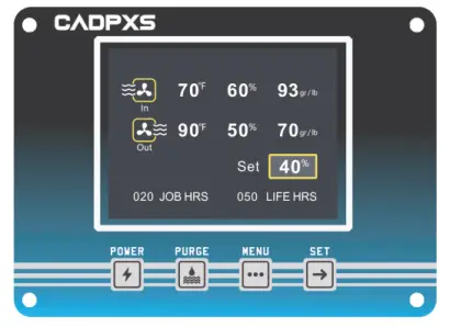 CADPXS LGR MAX 180PPD Commercial Dehumidifier with Pump & Drain Hose-fig3