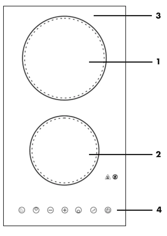 KLARSTEIN 10030683 Delicatessa 3 Varicook Domino Virtuosa 3 Induction Hob-FIG5