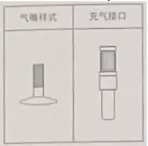 MI Portable AirTire Pump Compressor - American-style nozzle
