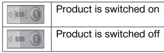 FIG 10 Switching on and off