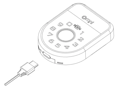 Charge the control panel